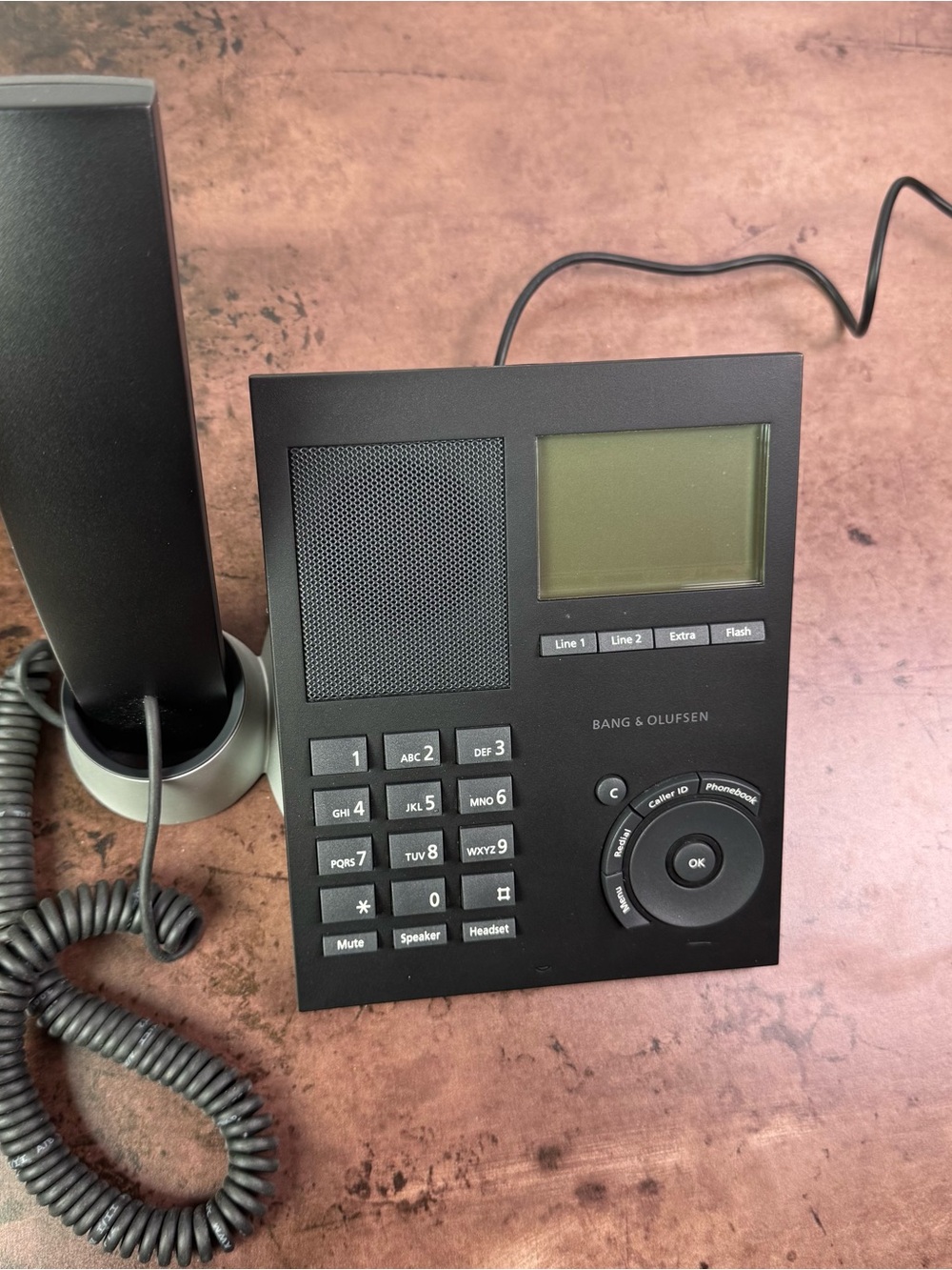 Bang & Olufsen BeoCom 3 Retro 2- Line Office Desk Phone OPEN BOX UNUSED Vintage